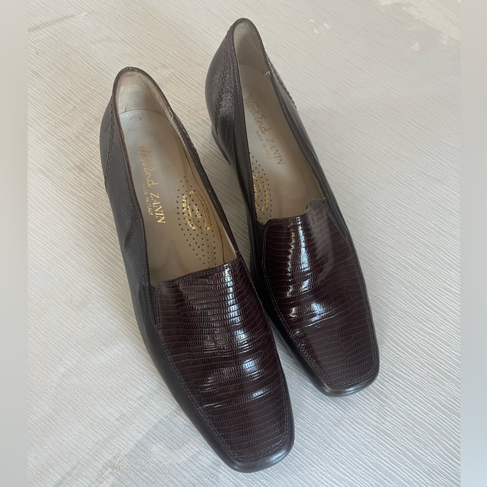 Italian leather loafers